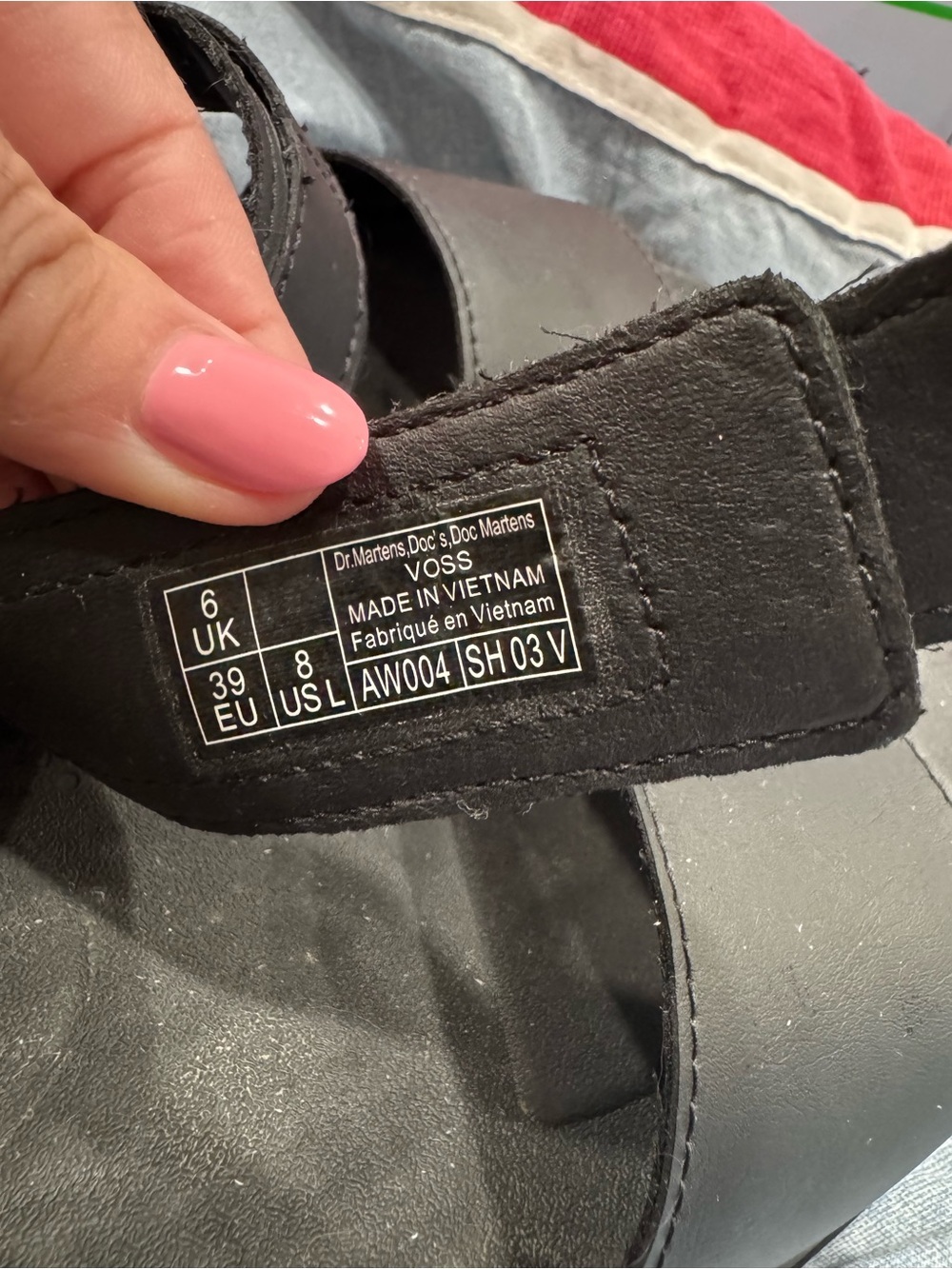 Dr. Martens Black Voss Strap Sandals - Picture 5 of 5